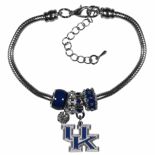 Kentucky Wildcats Euro Bead Bracelet - Siskiyou Buckle - Flyclothing LLC