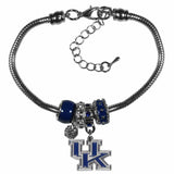 Kentucky Wildcats Euro Bead Bracelet - Siskiyou Buckle - Flyclothing LLC