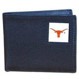 Texas Longhorns Leather Bi-fold Wallet - Siskiyou Buckle - Flyclothing LLC