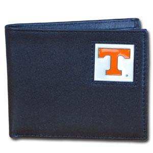 Tennessee Volunteers Leather Bi-fold Wallet Packaged in Gift Box - Siskiyou Buckle - Flyclothing LLC