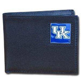 Kentucky Wildcats Leather Bi-fold Wallet Packaged in Gift Box - Siskiyou Buckle - Flyclothing LLC