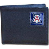 Arizona Wildcats Leather Bi-fold Wallet - Siskiyou Buckle - Flyclothing LLC