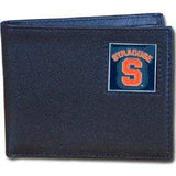 Syracuse Orange Leather Bi-fold Wallet Packaged in Gift Box - Siskiyou Buckle - Flyclothing LLC