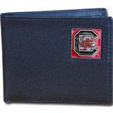 S. Carolina Gamecocks Leather Bi-fold Wallet - Siskiyou Buckle - Flyclothing LLC