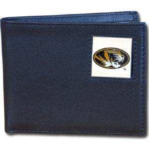 Missouri Tigers Leather Bi-fold Wallet Packaged in Gift Box - Siskiyou Buckle - Flyclothing LLC