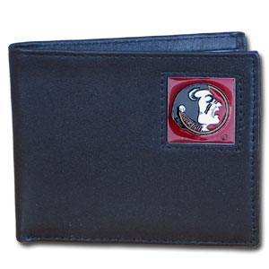 Florida St. Seminoles Leather Bi-fold Wallet - Siskiyou Buckle - Flyclothing LLC