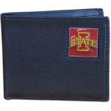 Iowa St. Cyclones Leather Bi-fold Wallet - Siskiyou Buckle - Flyclothing LLC