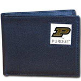 Purdue Boilermakers Leather Bi-fold Wallet Packaged in Gift Box - Siskiyou Buckle - Flyclothing LLC