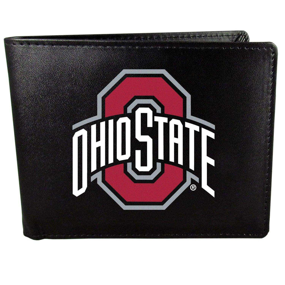 Ohio St. Buckeyes Bi-fold Wallet Large Logo - Siskiyou Buckle - Flyclothing LLC