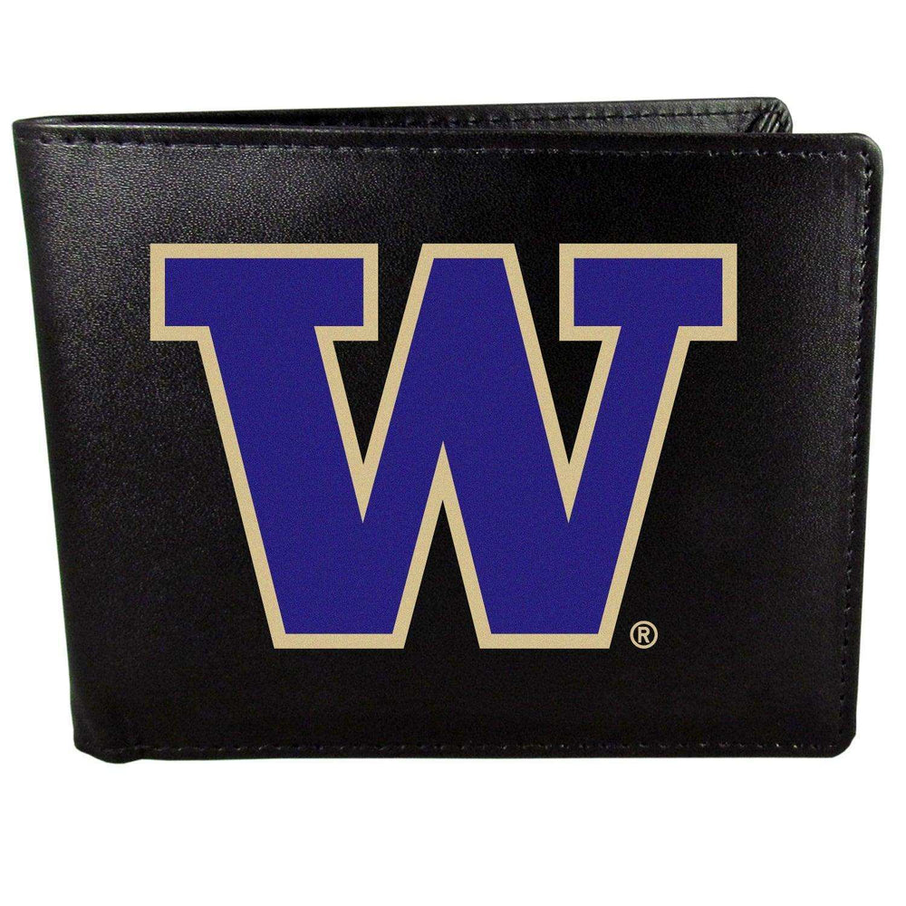 Washington Huskies Bi-fold Wallet Large Logo - Siskiyou Buckle - Flyclothing LLC