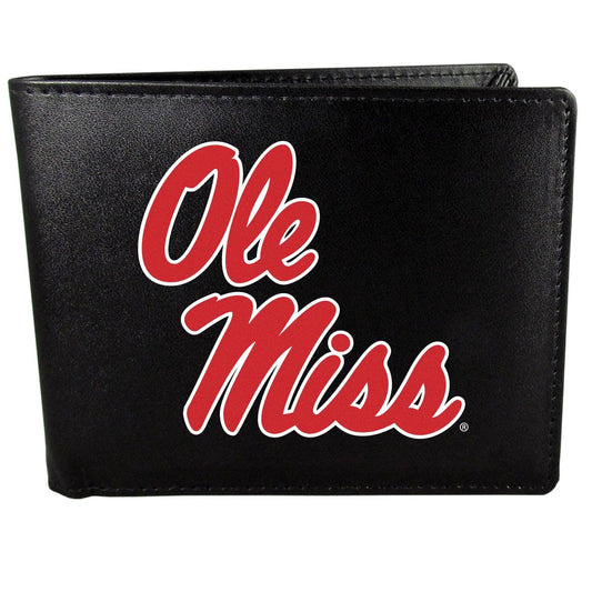 Mississippi Rebels Bi-fold Wallet Large Logo - Flyclothing LLC