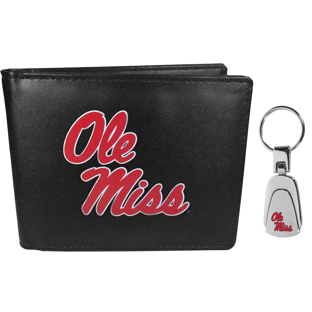 Mississippi Rebels Bi-fold Wallet & Steel Key Chain - Siskiyou Buckle - Flyclothing LLC