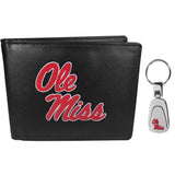Mississippi Rebels Bi-fold Wallet & Steel Key Chain - Siskiyou Buckle - Flyclothing LLC