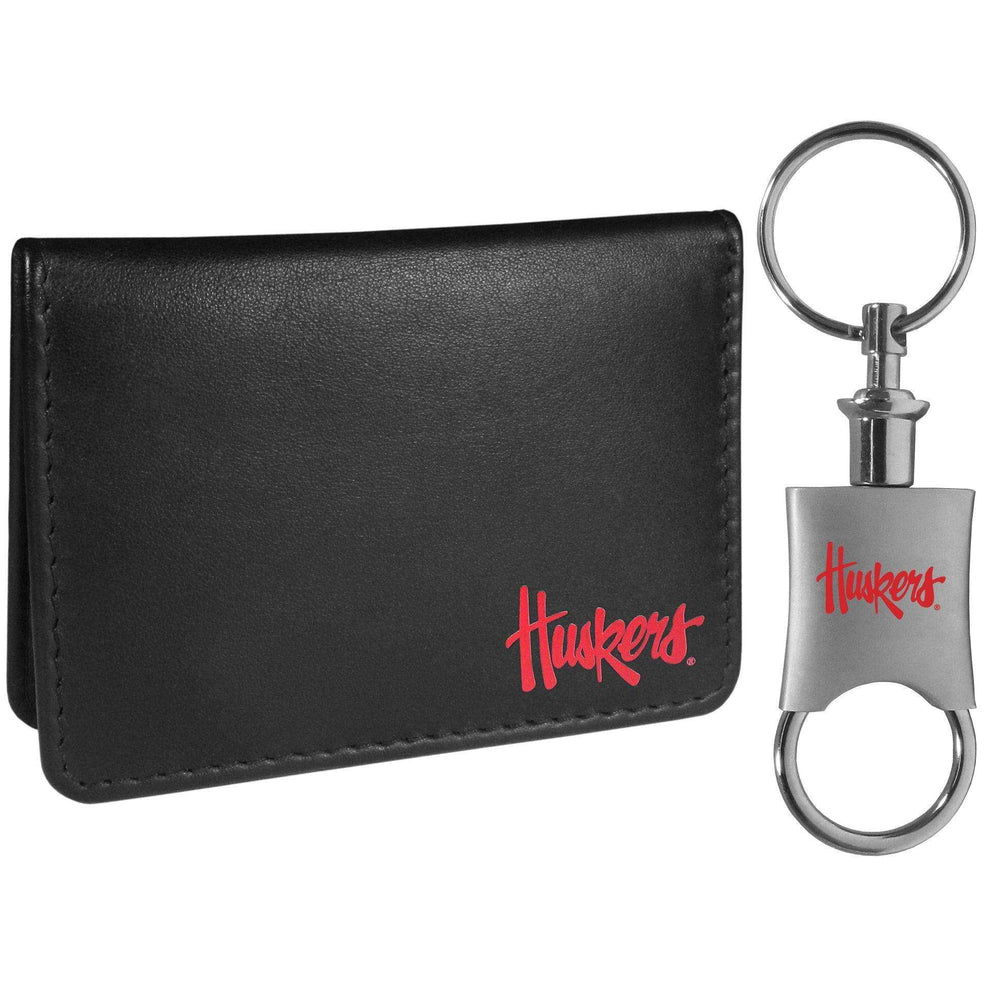 Nebraska Cornhuskers Weekend Bi-fold Wallet & Valet Key Chain - Siskiyou Buckle - Flyclothing LLC