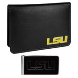 LSU Tigers Weekend Bi-fold Wallet & Black Money Clip - Siskiyou Buckle - Flyclothing LLC