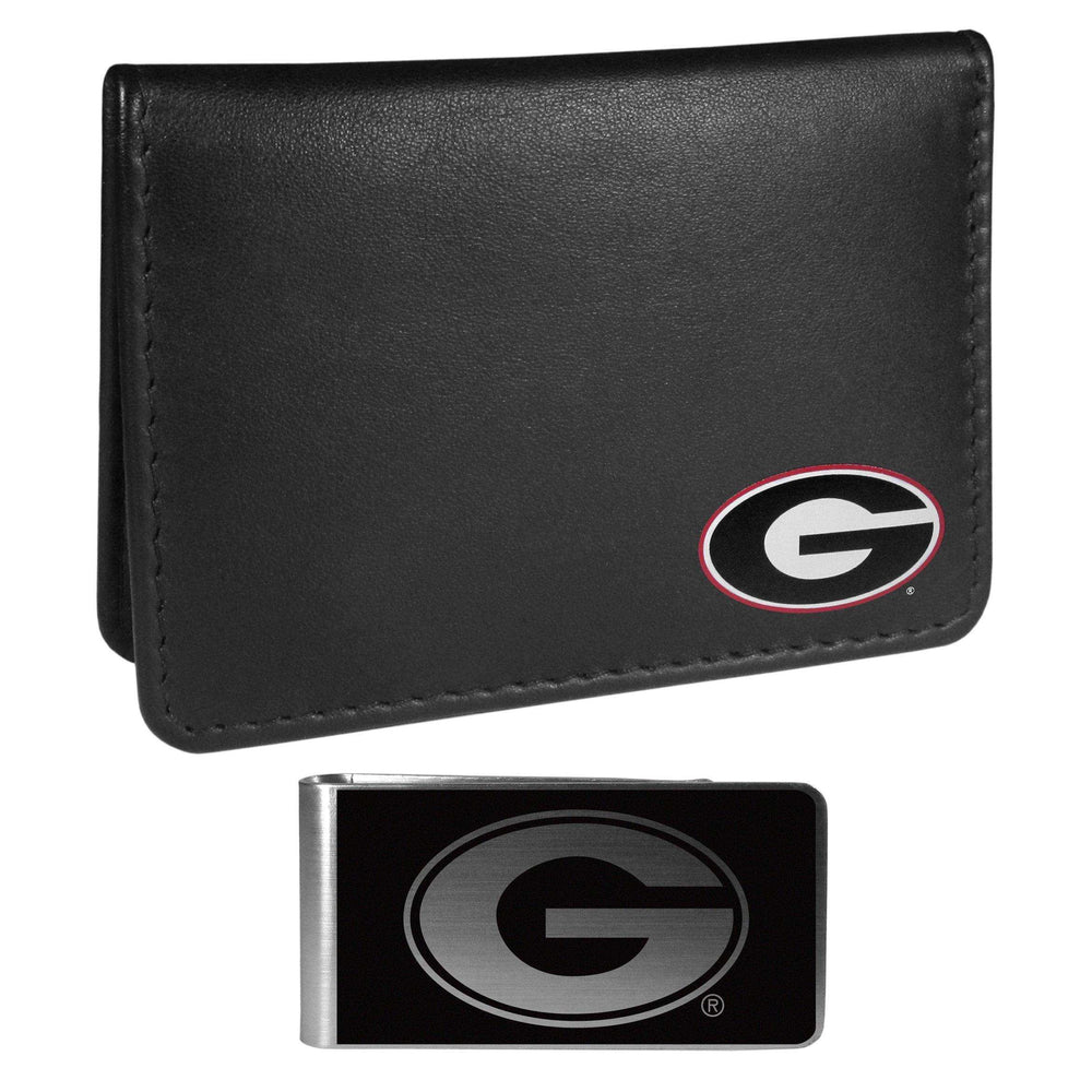 Georgia Bulldogs Weekend Bi-fold Wallet & Black Money Clip - Siskiyou Buckle - Flyclothing LLC
