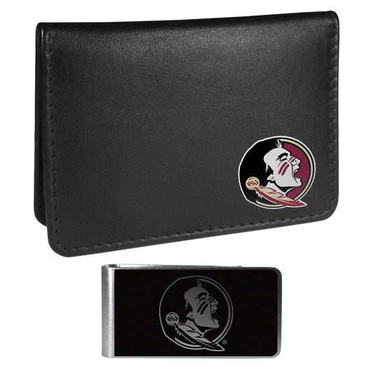 Florida St. Seminoles Weekend Bi-fold Wallet & Black Money Clip - Siskiyou Buckle - Flyclothing LLC