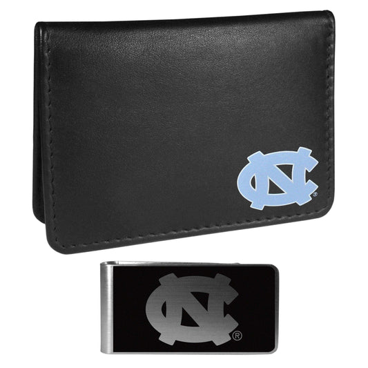 N. Carolina Tar Heels Weekend Bi-fold Wallet & Black Money Clip - Siskiyou Buckle - Flyclothing LLC