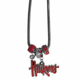 Nebraska Cornhuskers Euro Bead Necklace - Siskiyou Buckle - Flyclothing LLC