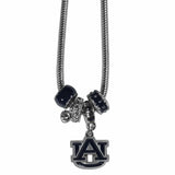 Auburn Tigers Euro Bead Necklace - Siskiyou Buckle - Flyclothing LLC