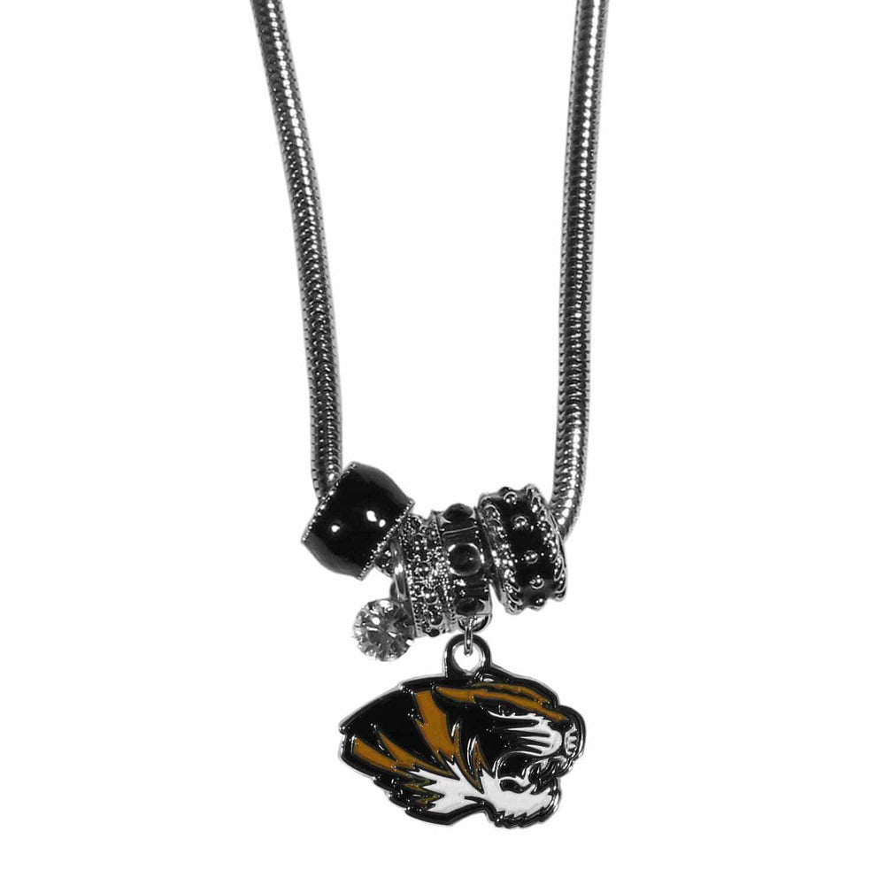 Missouri Tigers Euro Bead Necklace - Siskiyou Buckle - Flyclothing LLC