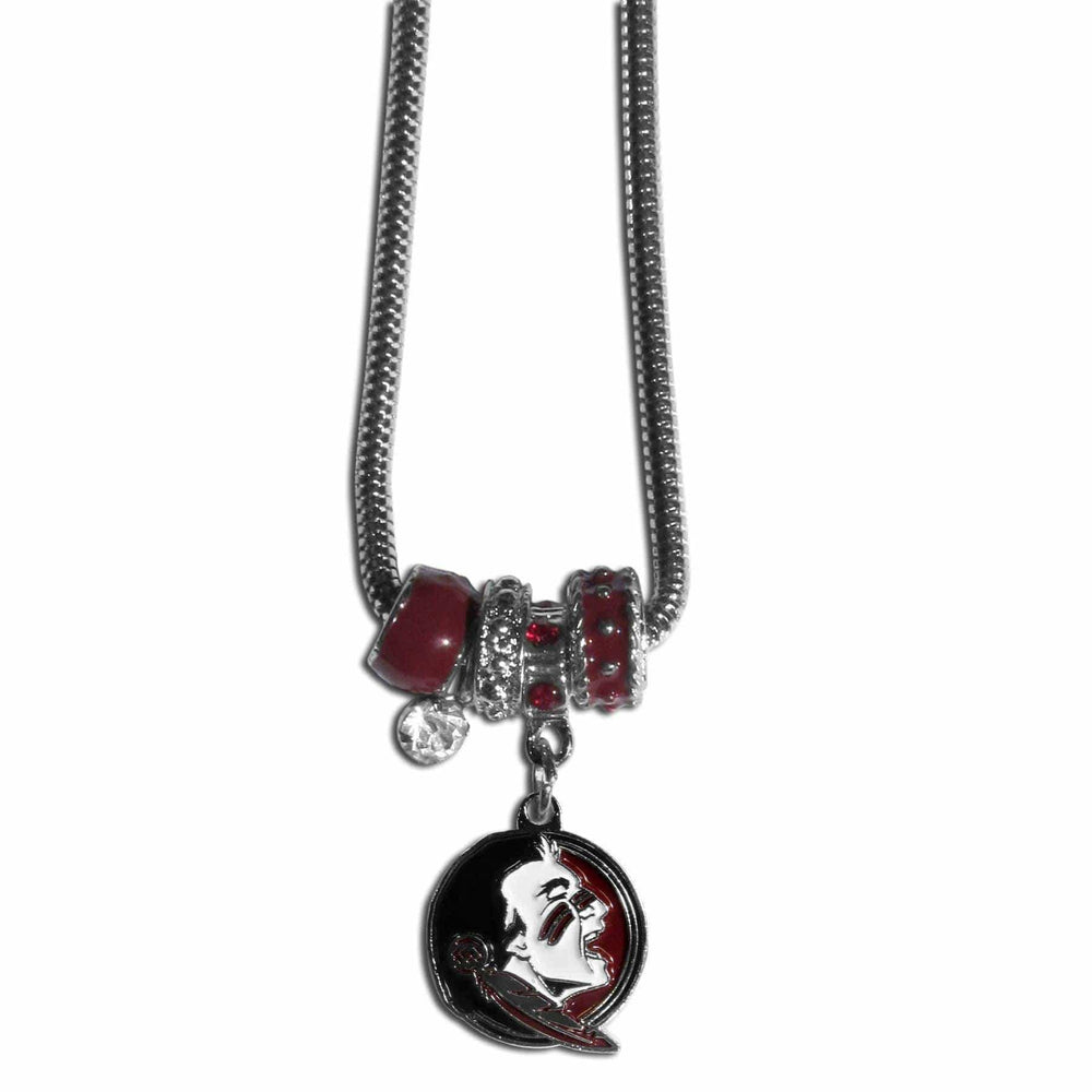Florida St. Seminoles Euro Bead Necklace - Siskiyou Buckle - Flyclothing LLC