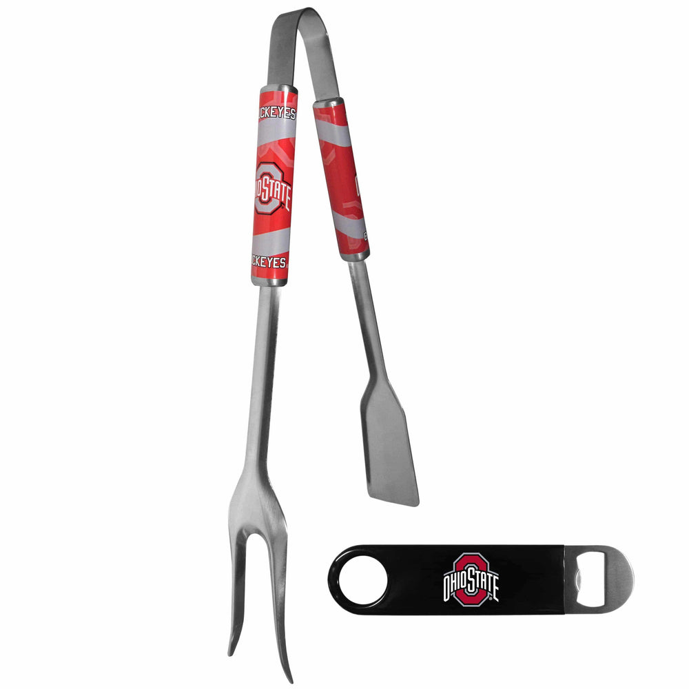 Ohio St. Buckeyes 3 in 1 BBQ Tool and Bottle Opener - Siskiyou Buckle - Flyclothing LLC