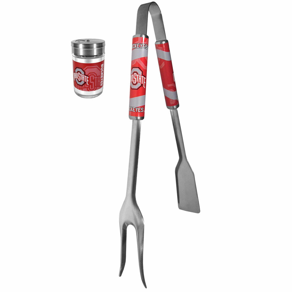 Ohio St. Buckeyes 3 in 1 BBQ Tool and Salt & Pepper Shaker - Siskiyou Buckle - Flyclothing LLC