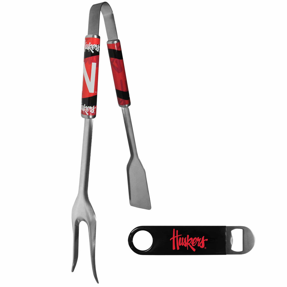 Nebraska Cornhuskers 3 in 1 BBQ Tool and Bottle Opener - Siskiyou Buckle - Flyclothing LLC