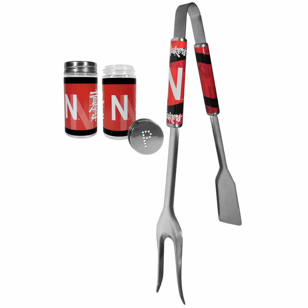 Nebraska Cornhuskers 3 in 1 BBQ Tool and Season Shaker - Siskiyou Buckle - Flyclothing LLC