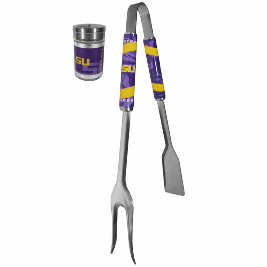 LSU Tigers 3 in 1 BBQ Tool and Salt & Pepper Shaker - Siskiyou Buckle - Flyclothing LLC