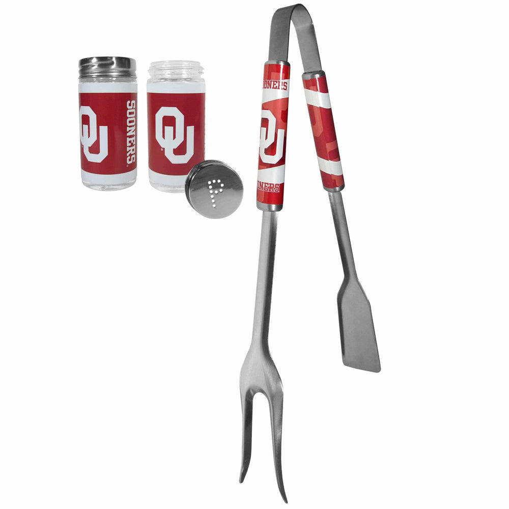 Oklahoma Sooners 3 in 1 BBQ Tool and Season Shaker - Siskiyou Buckle - Flyclothing LLC