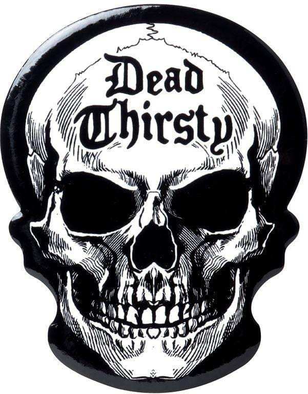 The Vault Dead Thirsty Skull Coaster - Alchemy Gothic - Flyclothing LLC