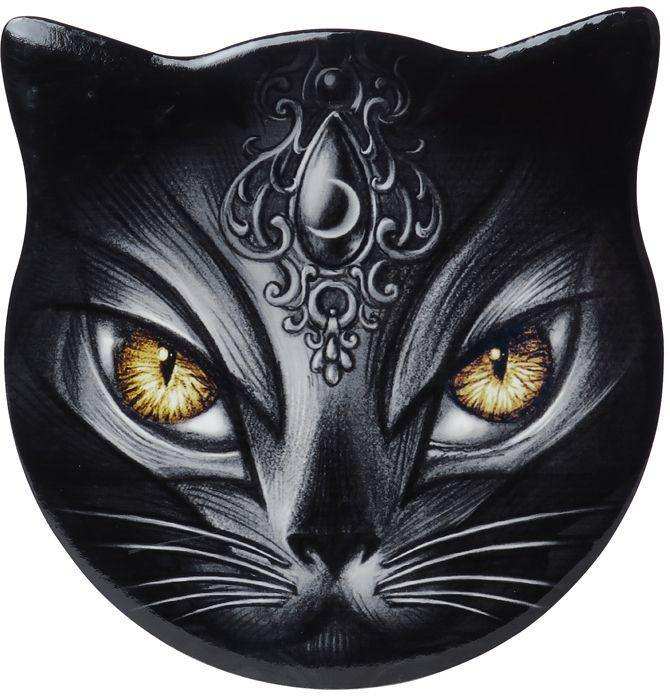 The Vault Sacred Cat Coaster - Alchemy Gothic - Flyclothing LLC