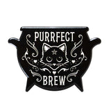 The Vault Purrfect Brew Coaster - Alchemy Gothic - Flyclothing LLC