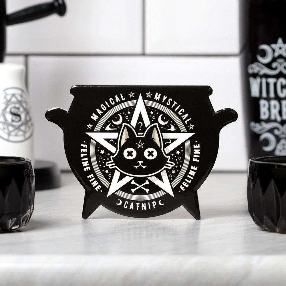 The Vault Magical Catnip Coaster - Alchemy Gothic - Flyclothing LLC
