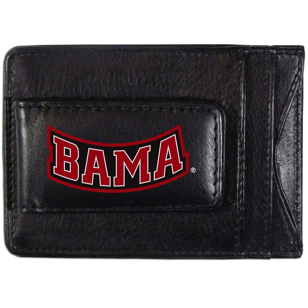 Alabama Crimson Tide Logo Leather Cash and Cardholder - Siskiyou Buckle - Flyclothing LLC