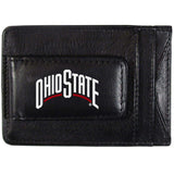 Ohio St. Buckeyes Logo Leather Cash and Cardholder - Siskiyou Buckle - Flyclothing LLC