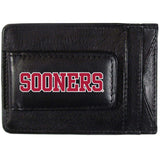 Oklahoma Sooners Logo Leather Cash and Cardholder - Siskiyou Buckle - Flyclothing LLC