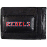 Mississippi Rebels Logo Leather Cash and Cardholder - Siskiyou Buckle - Flyclothing LLC