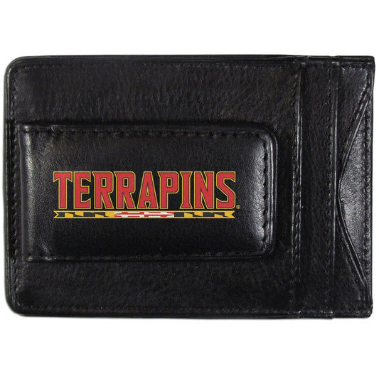 Maryland Terrapins Logo Leather Cash and Cardholder - Flyclothing LLC