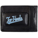 N. Carolina Tar Heels Logo Leather Cash and Cardholder - Siskiyou Buckle - Flyclothing LLC