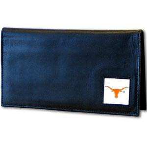 Texas Longhorns Deluxe Leather Checkbook Cover - Siskiyou Buckle - Flyclothing LLC