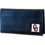 Oklahoma Sooners Deluxe Leather Checkbook Cover - Siskiyou Buckle - Flyclothing LLC