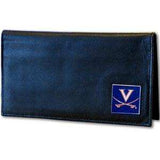 Virginia Cavaliers Deluxe Leather Checkbook Cover - Siskiyou Buckle - Flyclothing LLC