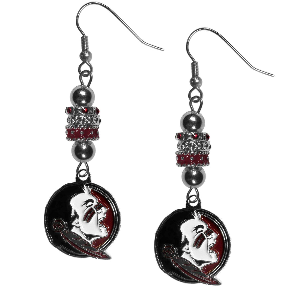 Florida St. Seminoles Euro Bead Earrings - Siskiyou Buckle - Flyclothing LLC