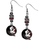Florida St. Seminoles Euro Bead Earrings - Siskiyou Buckle - Flyclothing LLC