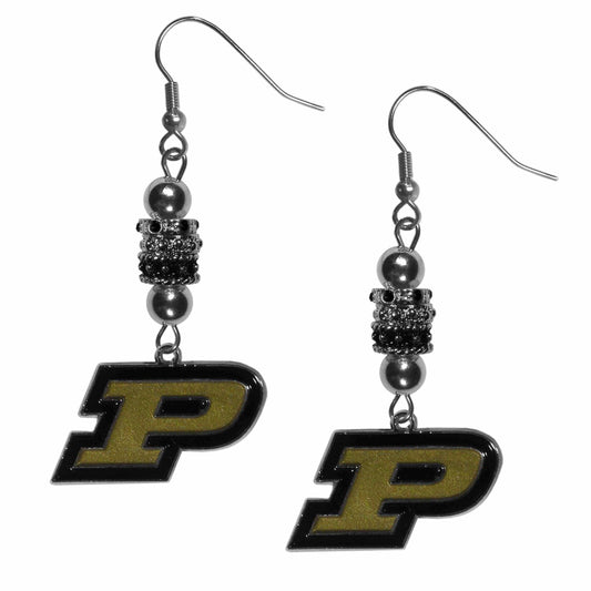 Purdue Boilermakers Euro Bead Earrings - Siskiyou Buckle - Flyclothing LLC