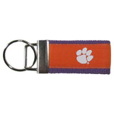 Clemson Tigers Woven Key Chain - Siskiyou Buckle - Flyclothing LLC