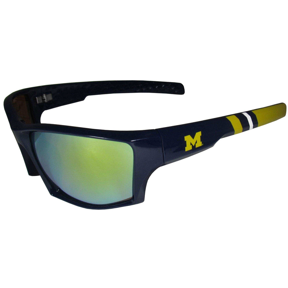 Michigan Wolverines Edge Wrap Sunglasses - Siskiyou Buckle - Flyclothing LLC